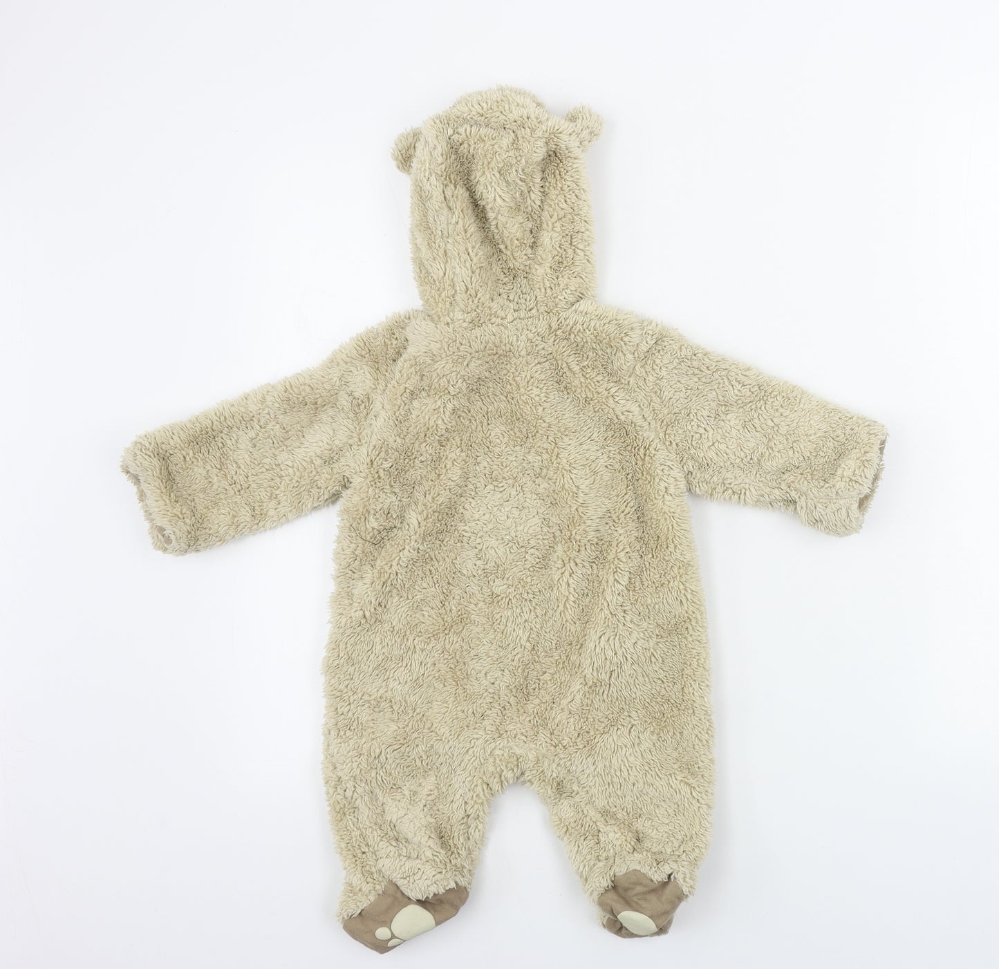 TU Boys Beige   Babygrow One-Piece Size 3-6 Months