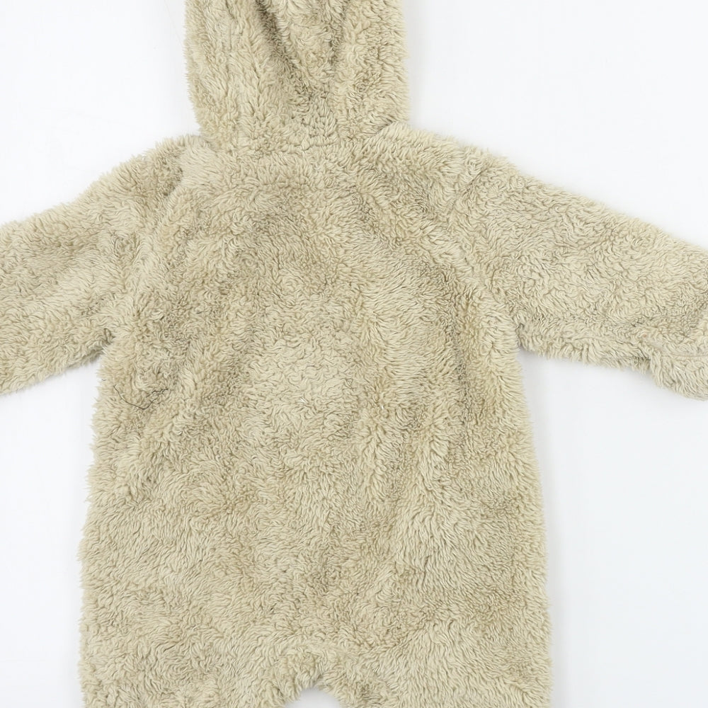 TU Boys Beige   Babygrow One-Piece Size 3-6 Months