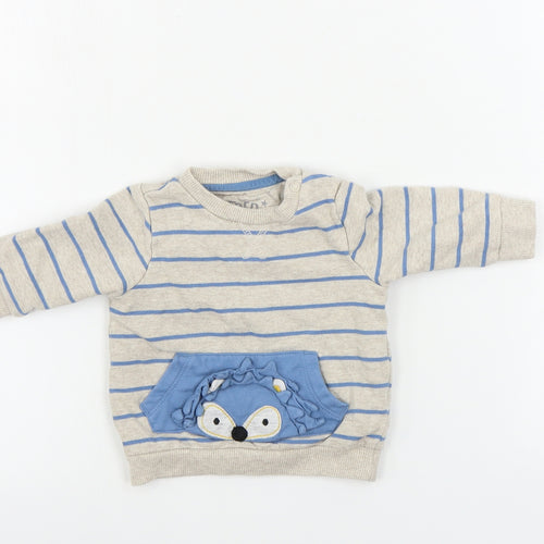 F&F  Boys Green   Pullover Jumper Size 0-3 Months