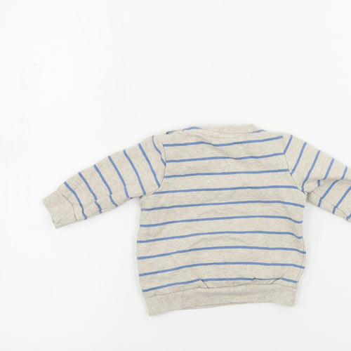 F&F  Boys Green   Pullover Jumper Size 0-3 Months