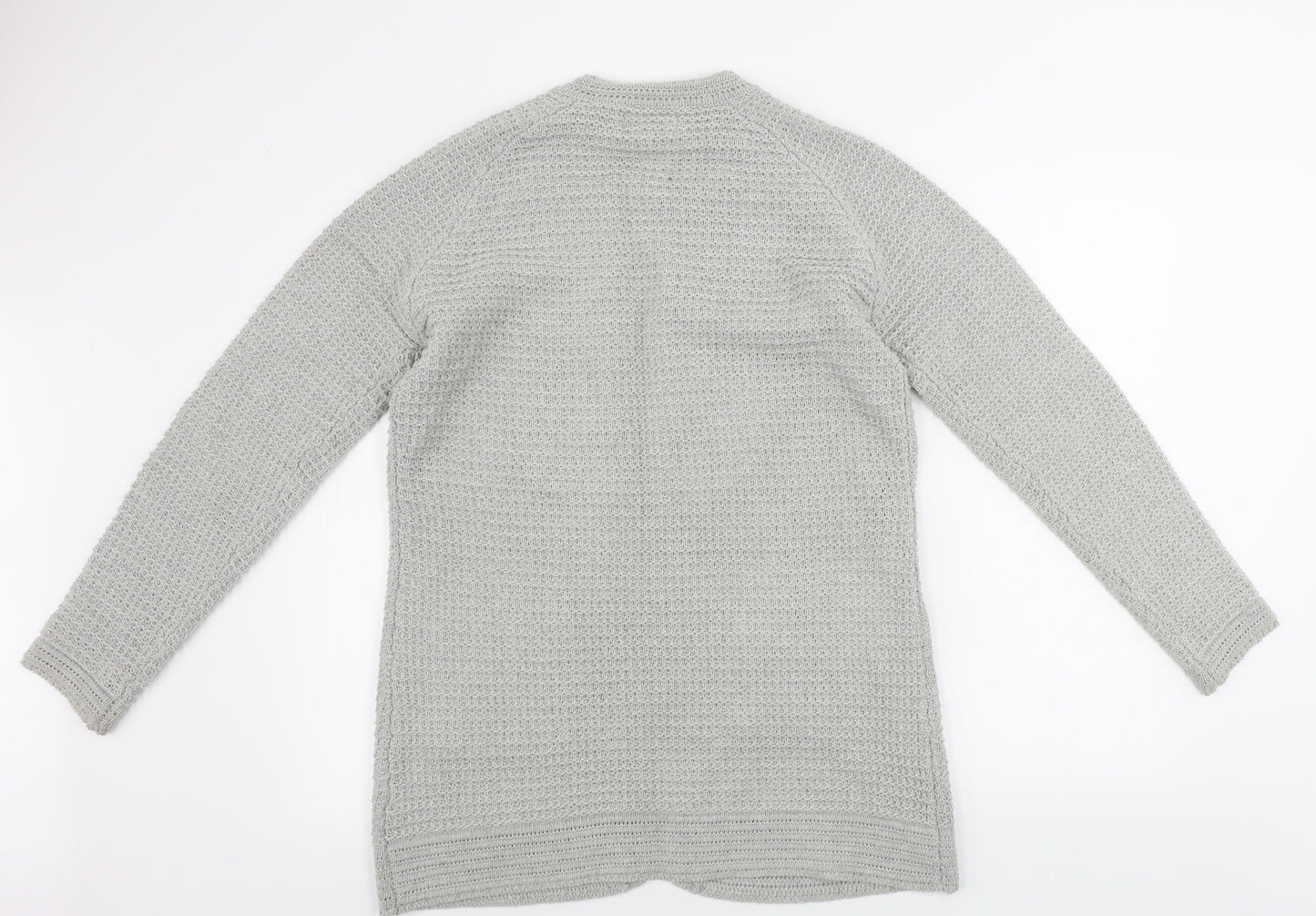 Papaya  Womens Grey   Cardigan Jumper Size M