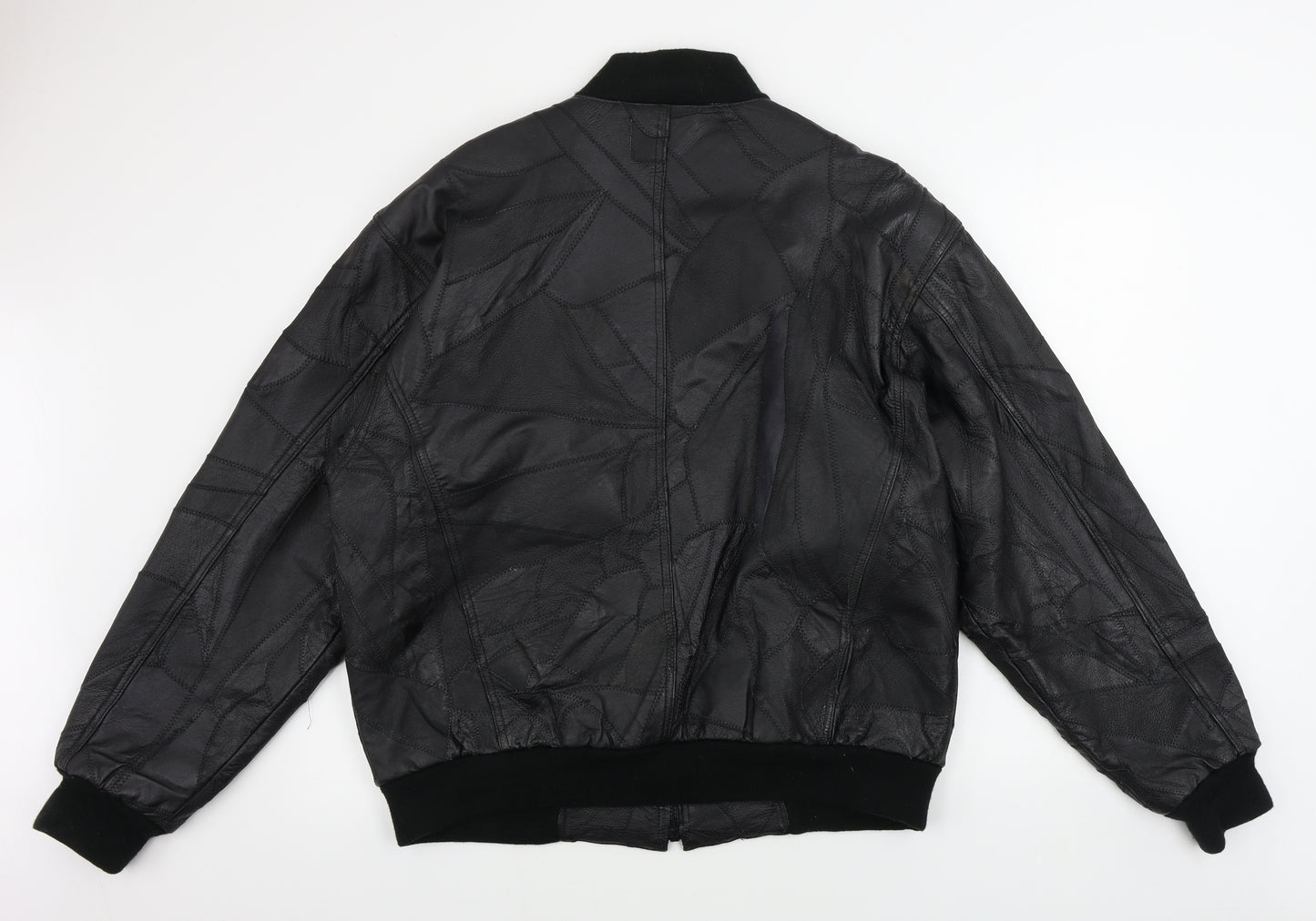 joshua ross Mens Black   Bomber Jacket Coat Size L