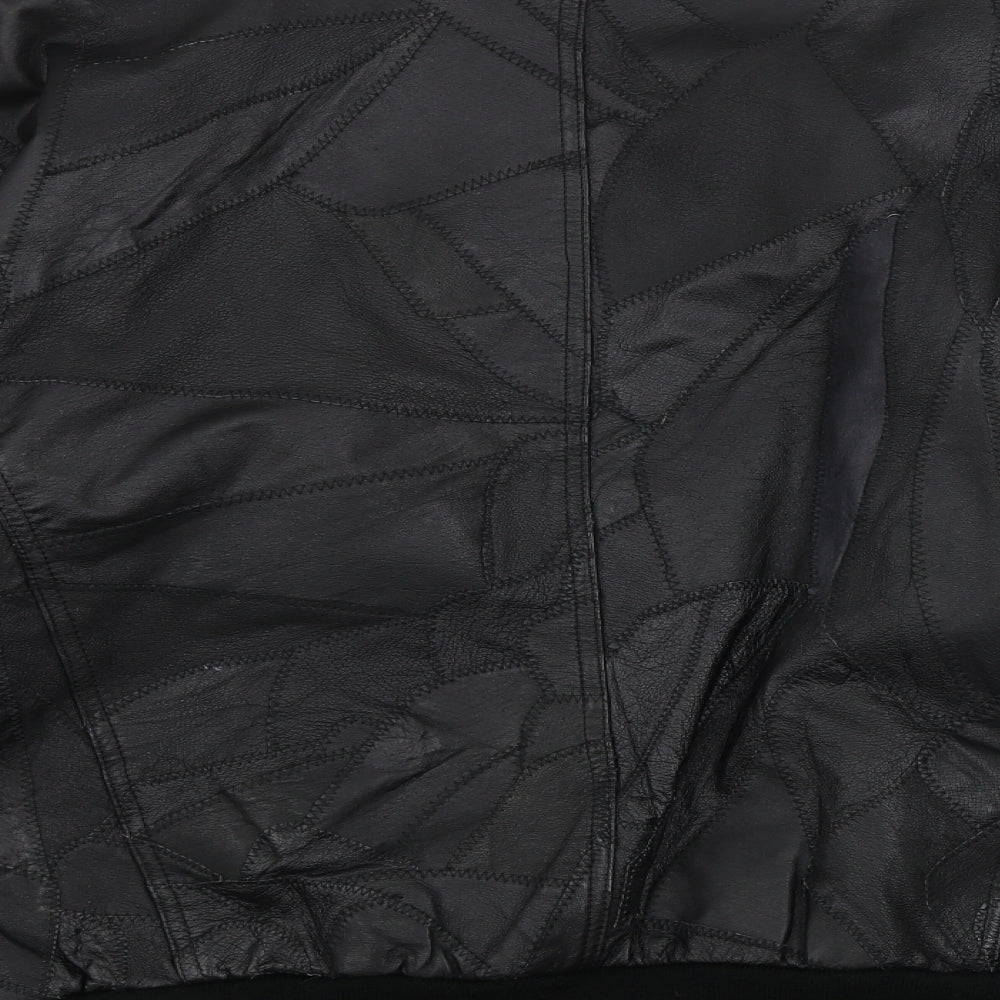 joshua ross Mens Black   Bomber Jacket Coat Size L