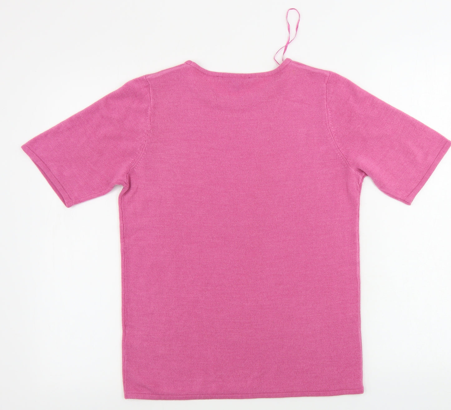 love knitwear    Womens Pink   Basic T-Shirt Size 10