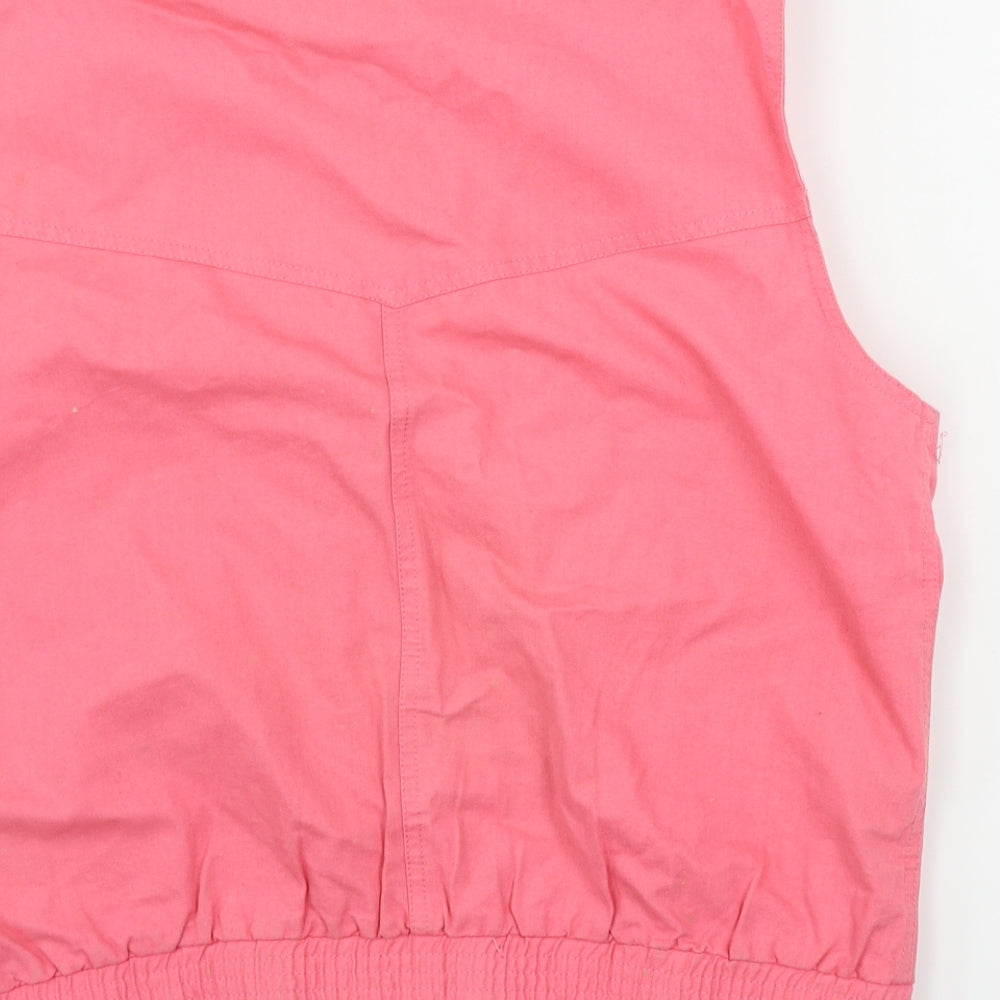 BHS  Womens Pink   Gilet Coat Size 16