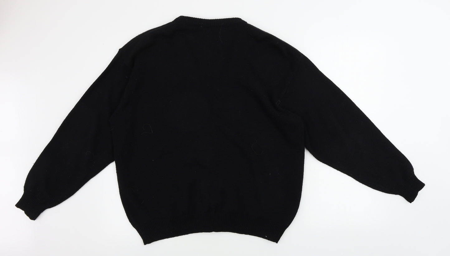 Amani   Womens Black   Cardigan Jumper Size 18