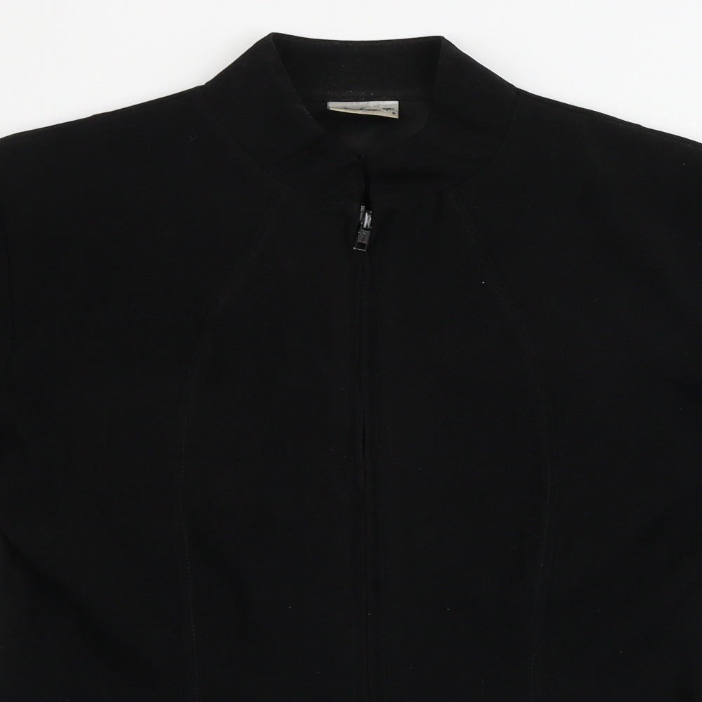Select  Womens Black   Jacket Coat Size 8