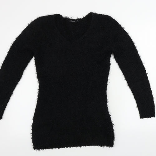 Brave Soul Womens Black   Pullover Jumper Size 10