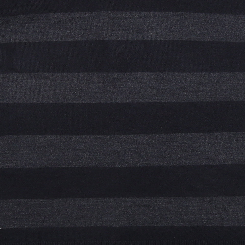 Preworn  Mens Grey Striped  Pullover Jumper Size M