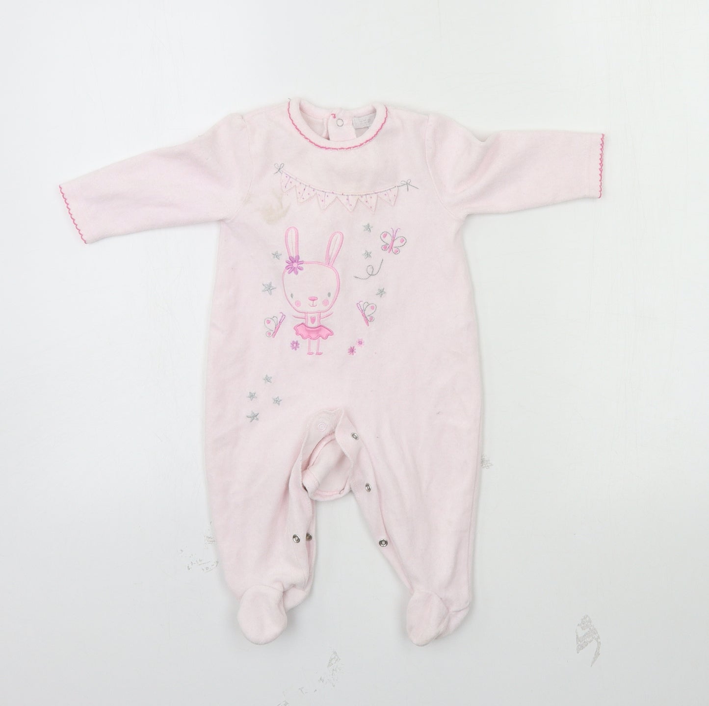 Zip Zap Girls Pink   Babygrow One-Piece Size 3-6 Months