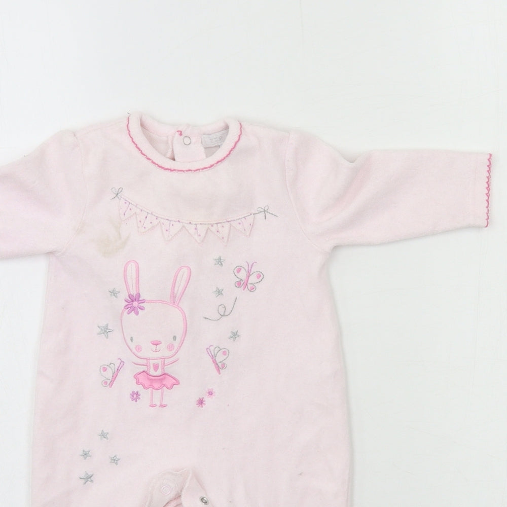 Zip Zap Girls Pink   Babygrow One-Piece Size 3-6 Months