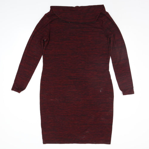 Marks and Spencer Womens Red   Jumper Dress  Size 14