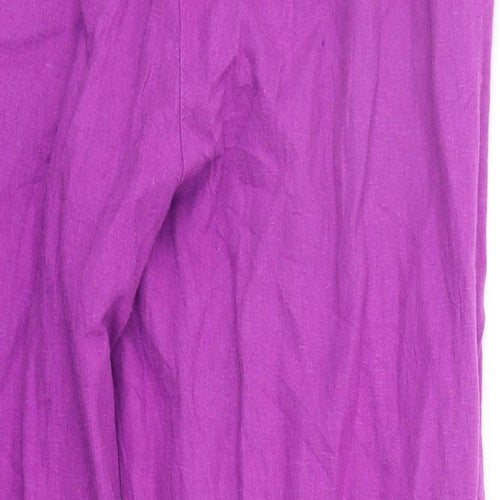 BHS Womens Purple   Trousers  Size 8 L20 in