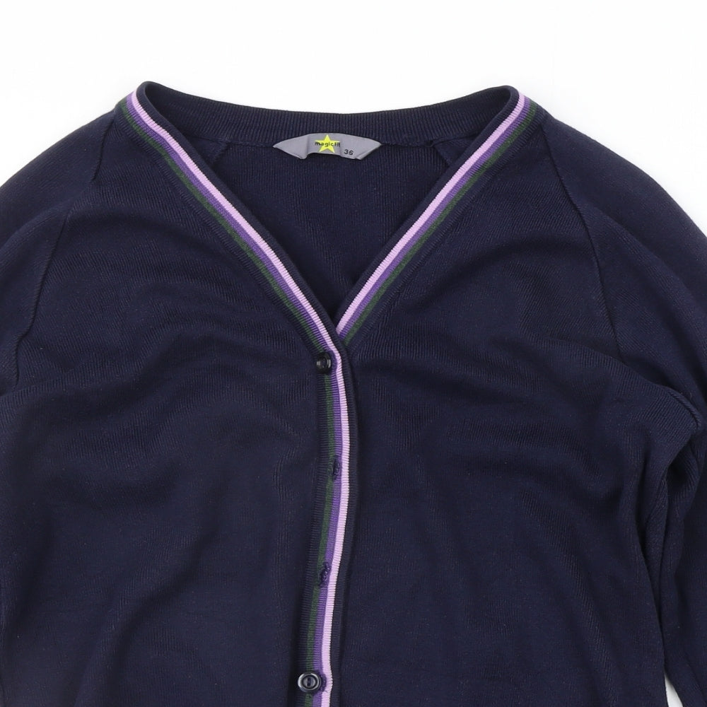Magicfit Womens Blue   Cardigan Jumper Size 8