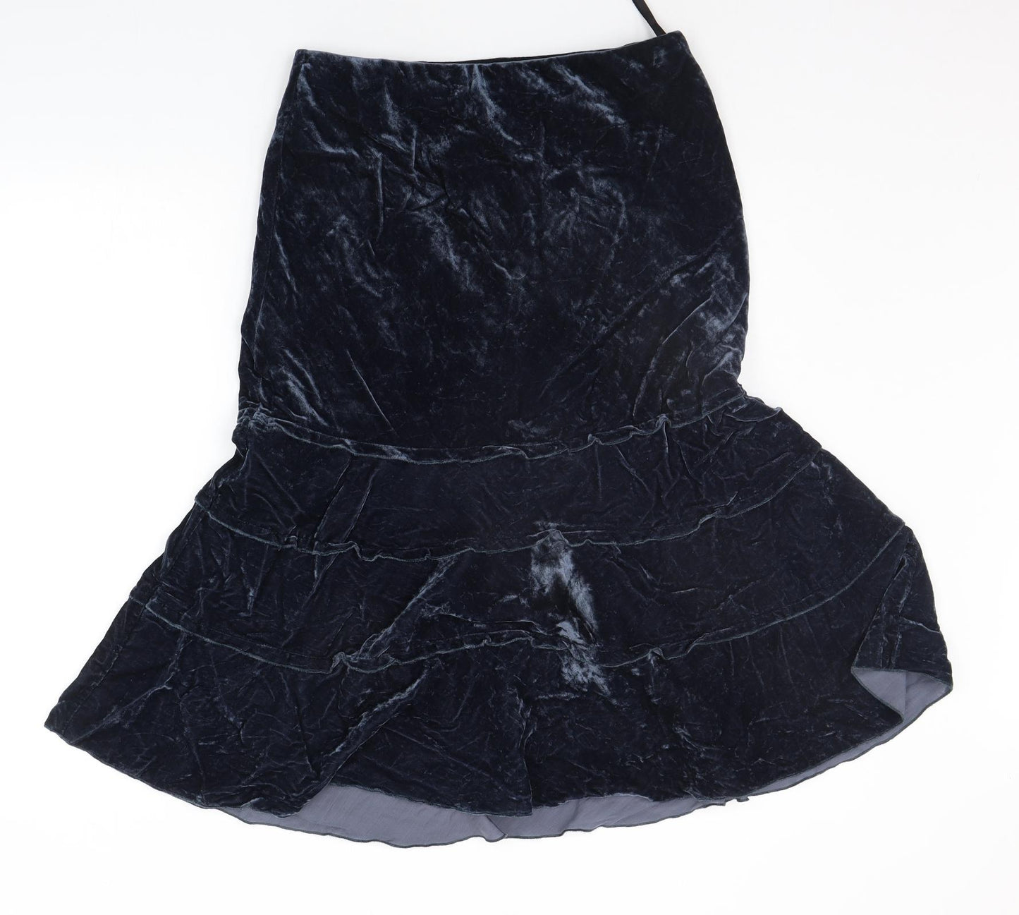 Marks and Spencer Womens Blue   Flare Skirt Size 12