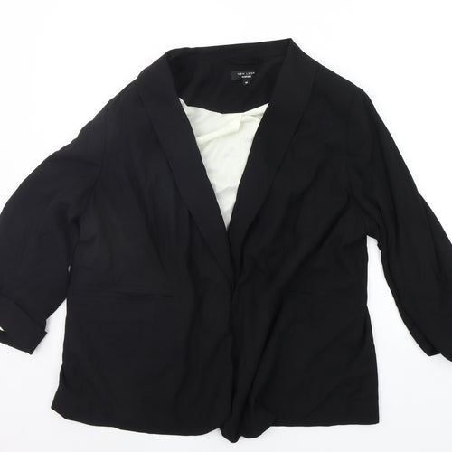 New Look Womens Black   Jacket Suit Jacket Size 18