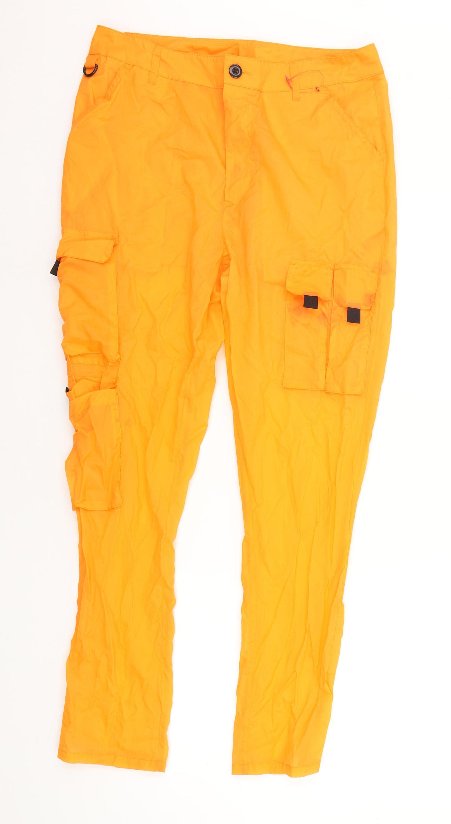 Preworn Womens Orange   Trousers  Size 32 in L32 in
