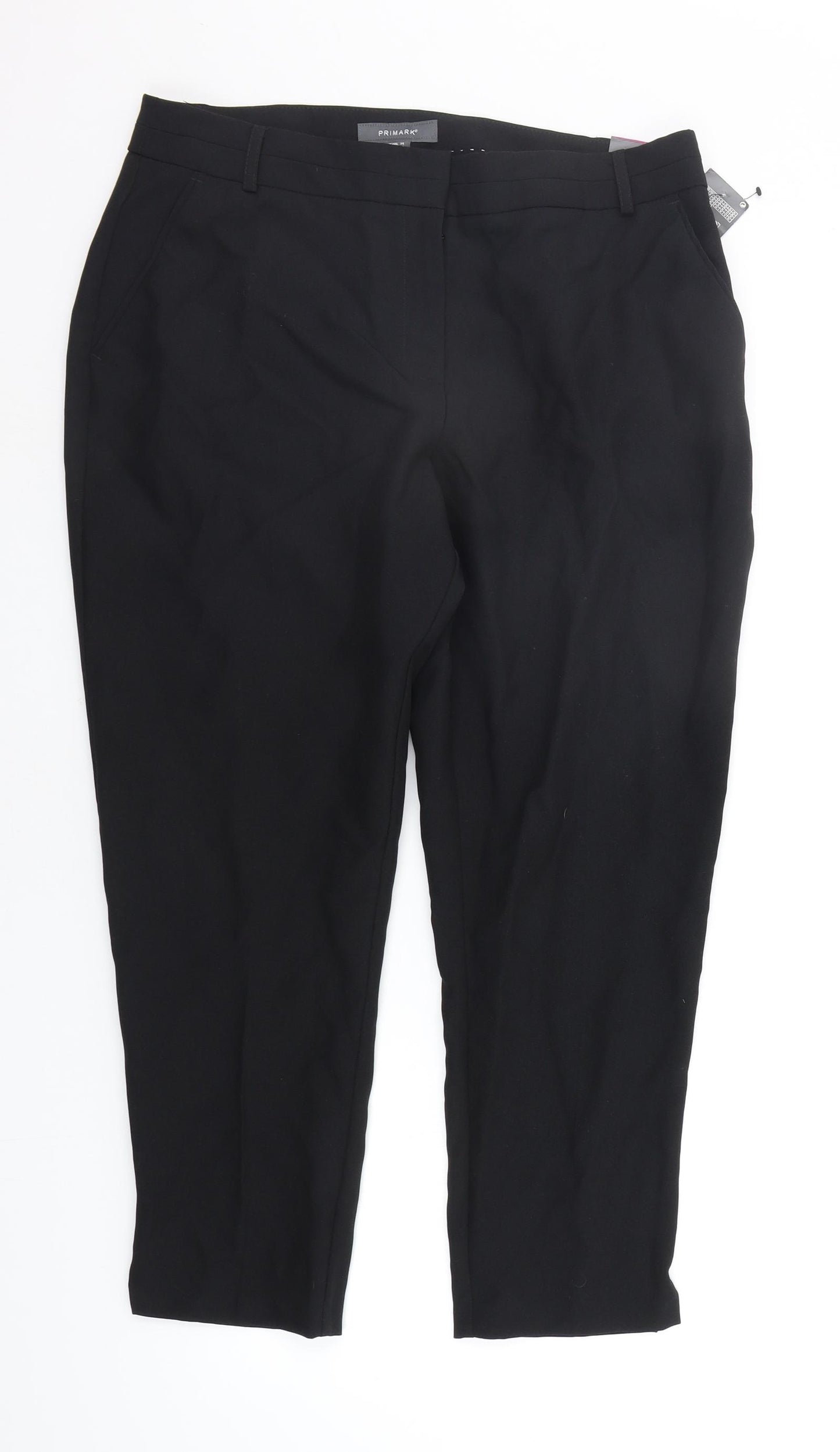 Primark Womens Black   Trousers  Size 14 L23 in