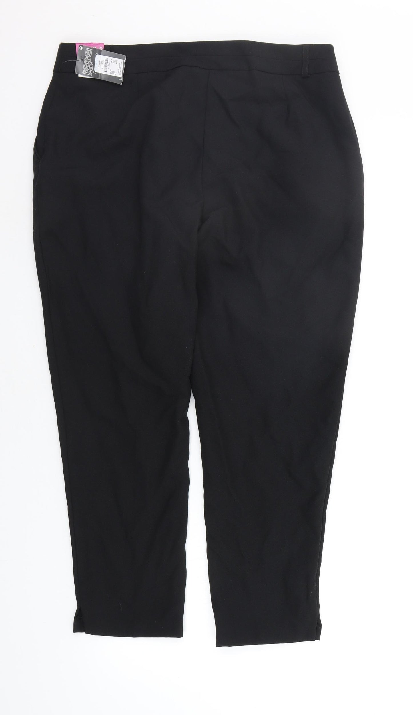Primark Womens Black   Trousers  Size 14 L23 in
