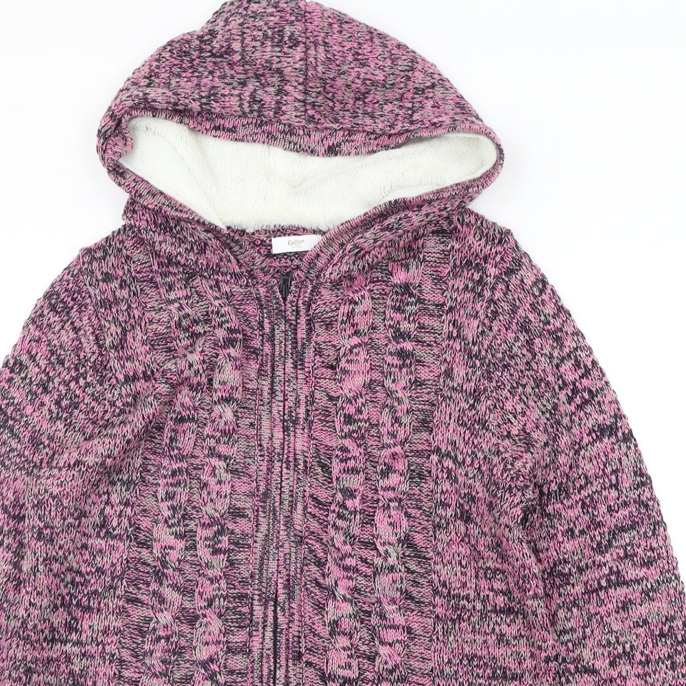Cotton Traders Womens Pink Geometric  Jacket  Size 12