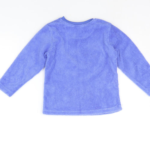 b&M Girls Blue Solid  Top Pyjama Top Size 4-5 Years  - dinosaur