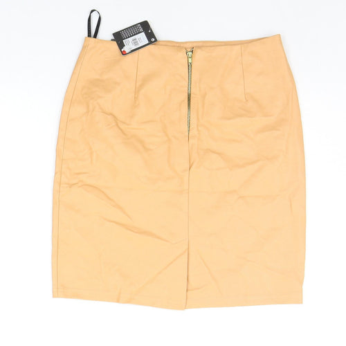 Atmosphere Womens Orange   A-Line Skirt Size 8
