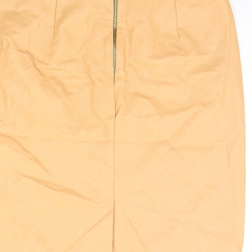 Atmosphere Womens Orange   A-Line Skirt Size 8