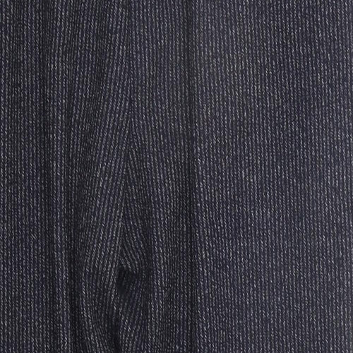 Marks and Spencer Mens Blue Striped  Jogger Trousers Size 18 L22 in