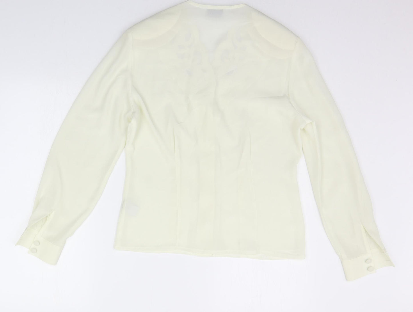 WHIMSY Womens White   Cardigan Jumper Size 10