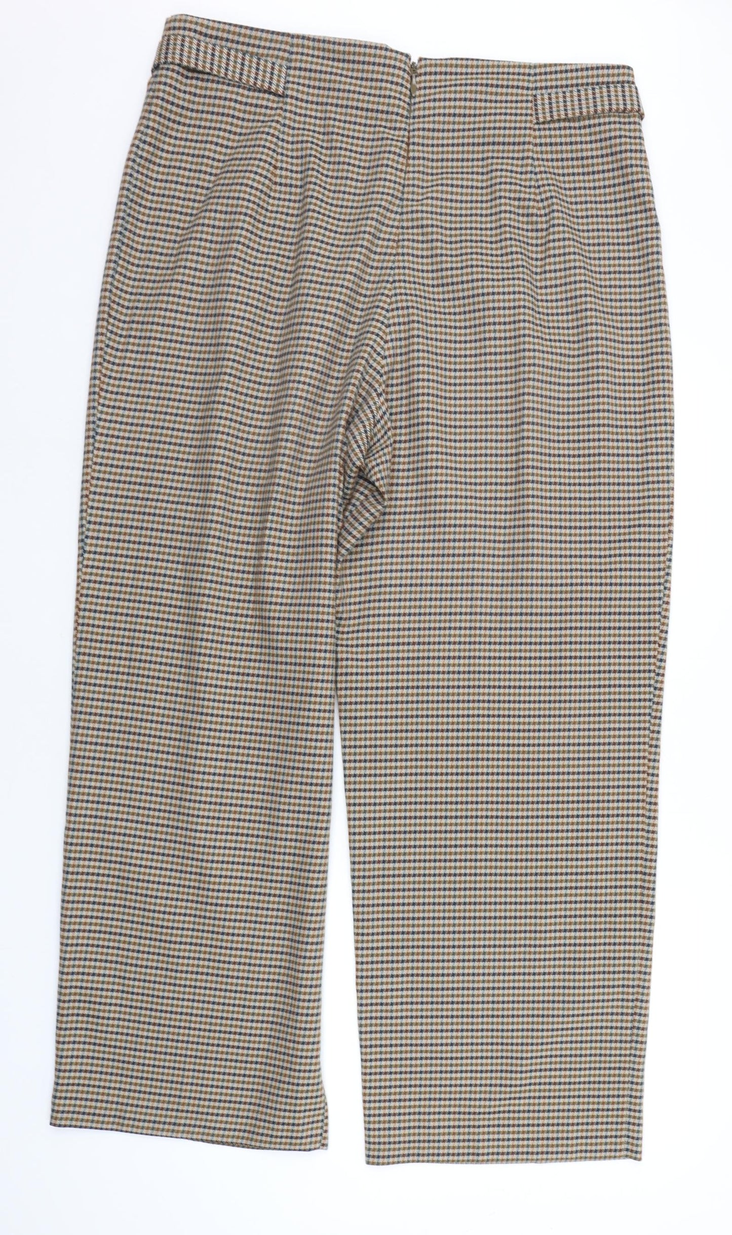 TU Womens Beige Check  Trousers  Size 18 L32 in
