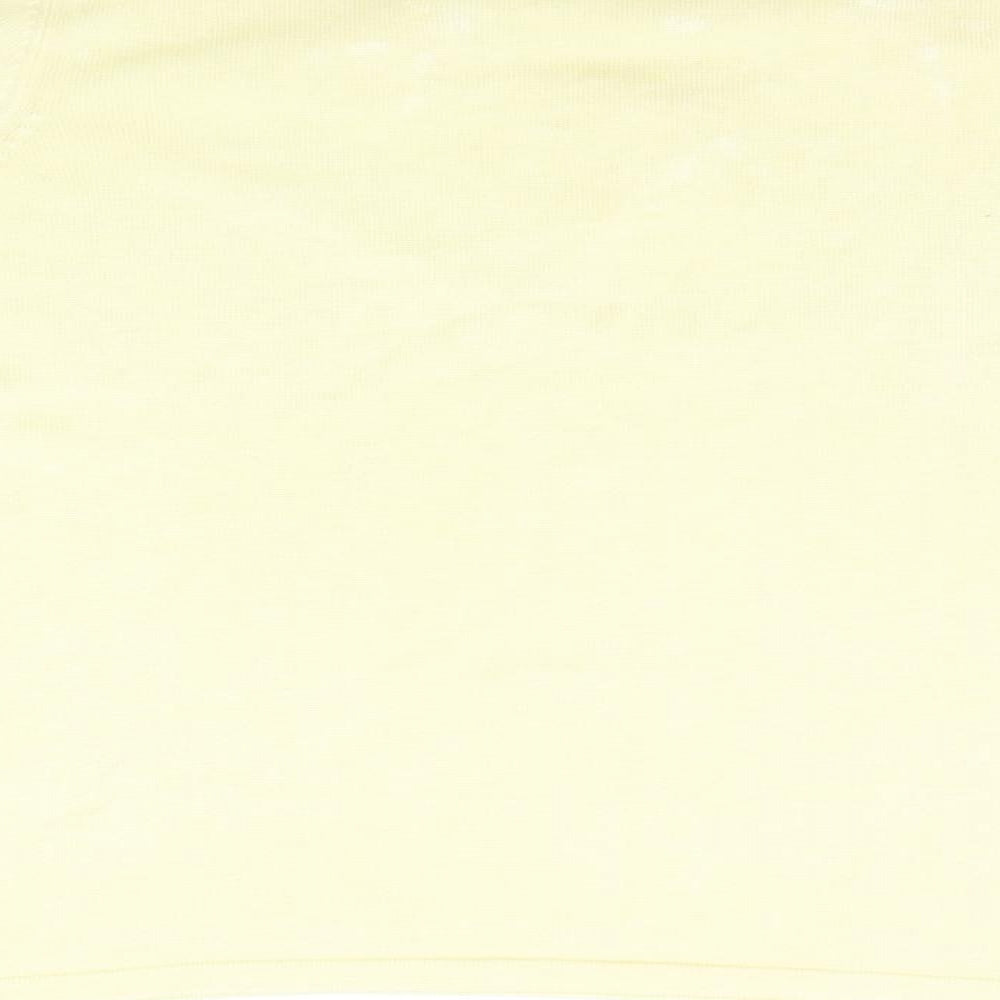 BONMARCHE Womens Yellow   Basic T-Shirt Size L