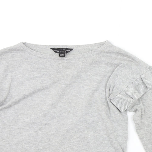 Dorothy Perkins Womens Grey   Pullover Jumper Size 6