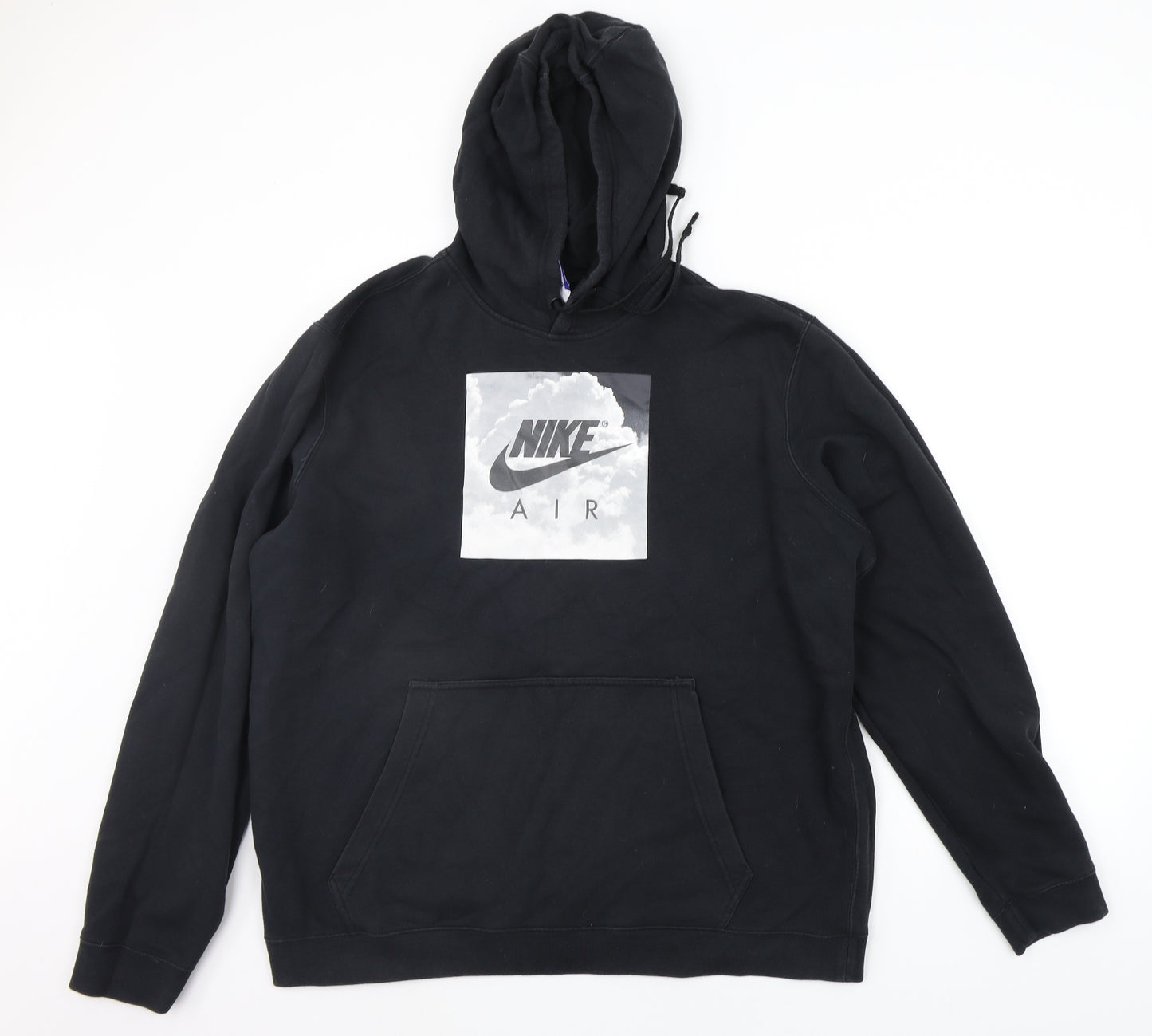 Nike Mens Black   Pullover Hoodie Size XL