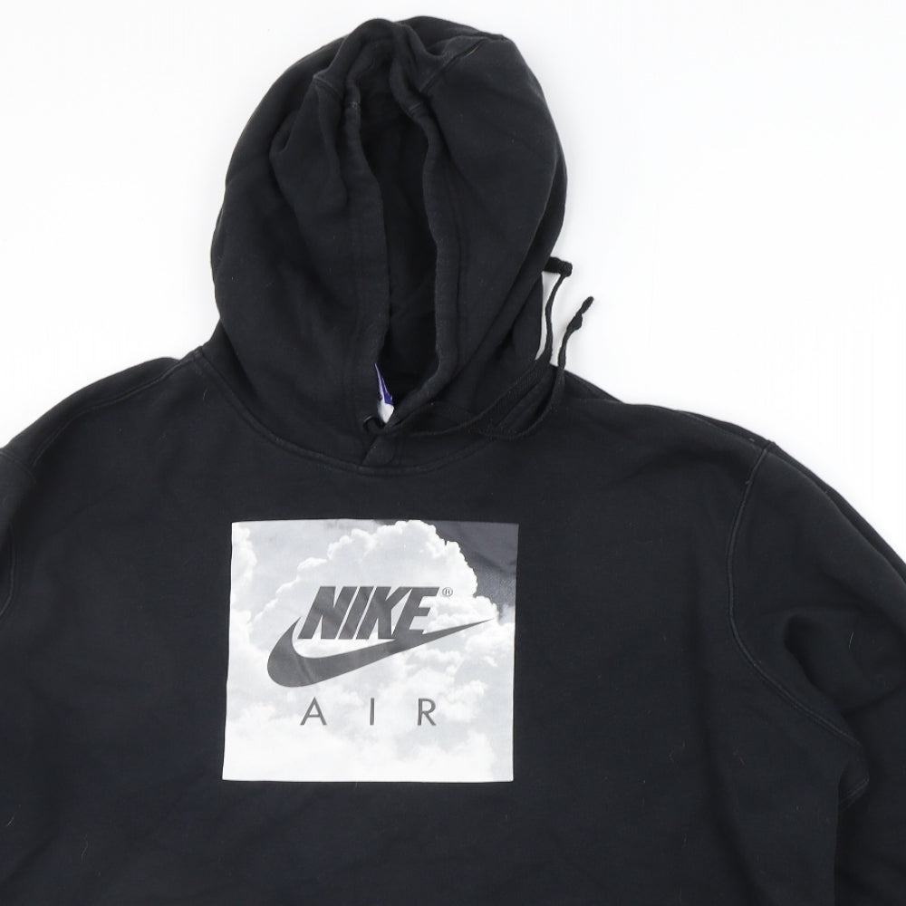 Nike Mens Black   Pullover Hoodie Size XL