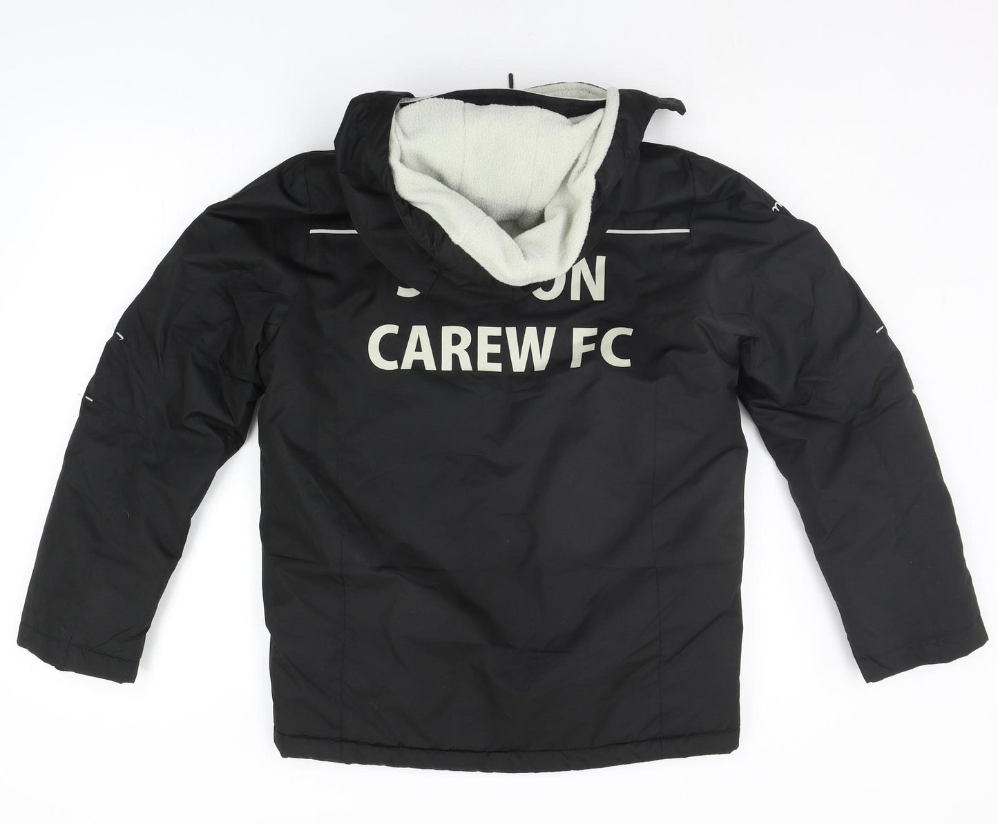 Errea Mens Black   Jacket Coat Size 2XS  - CAREW FC