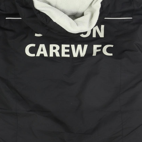 Errea Mens Black   Jacket Coat Size 2XS  - CAREW FC