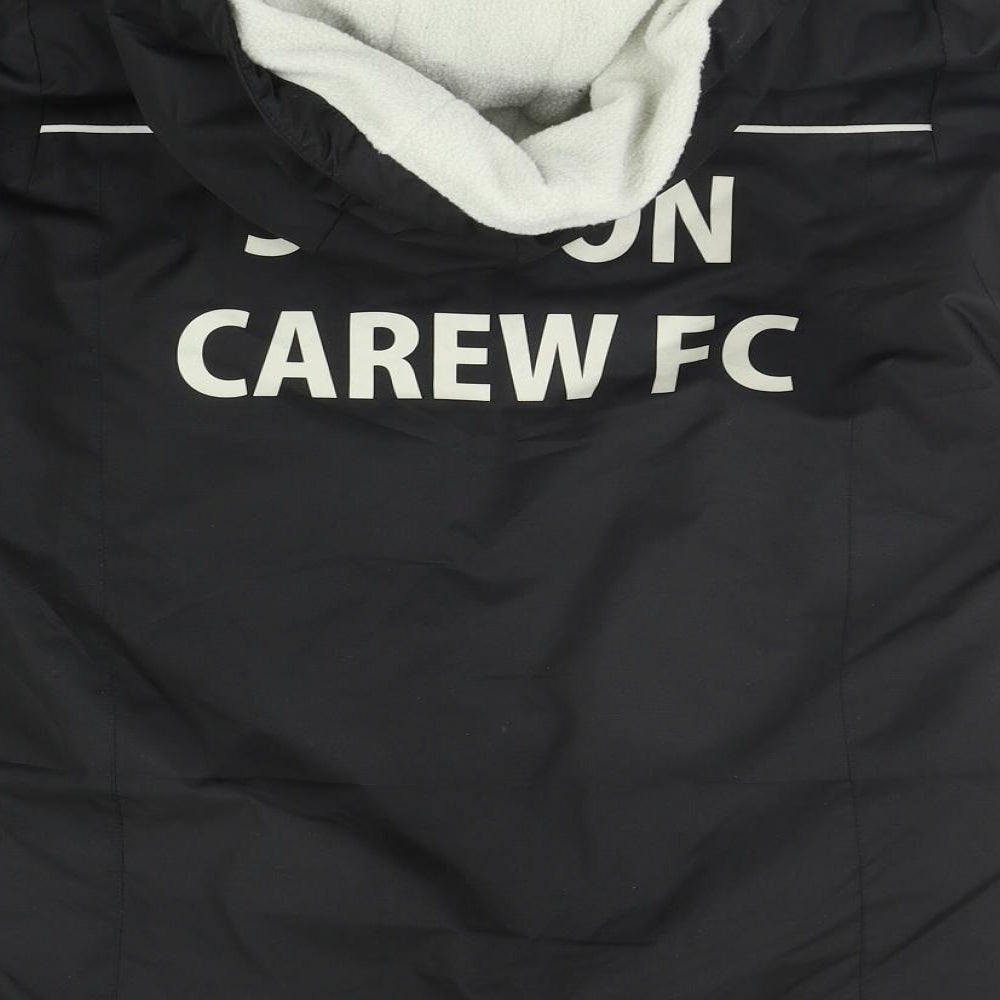 Errea Mens Black   Jacket Coat Size 2XS  - CAREW FC