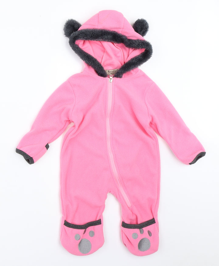 Rorychen Girls Pink   Romper One-Piece Size 6-9 Months