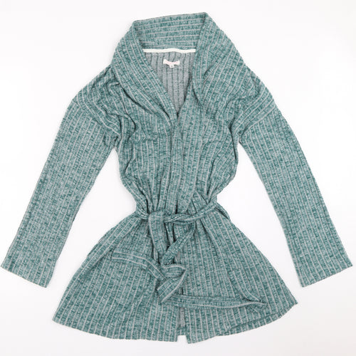TU Womens Blue Solid  Top Robe Size S