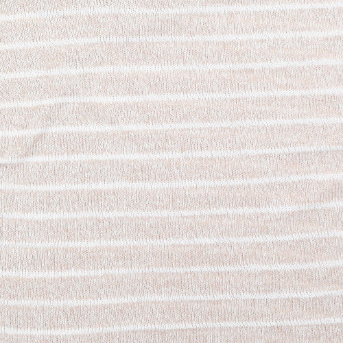 XXI Womens Beige Striped  Pullover Jumper Size S
