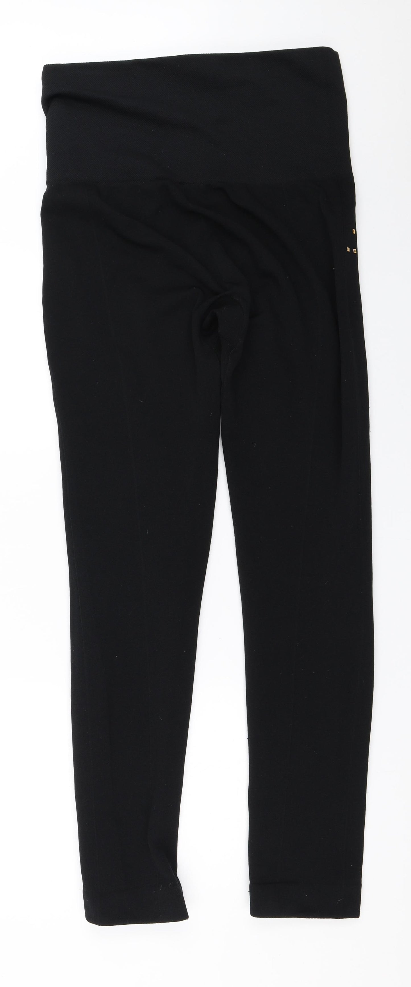 Hollywood Womens Black   Capri Leggings Size XL L31 in