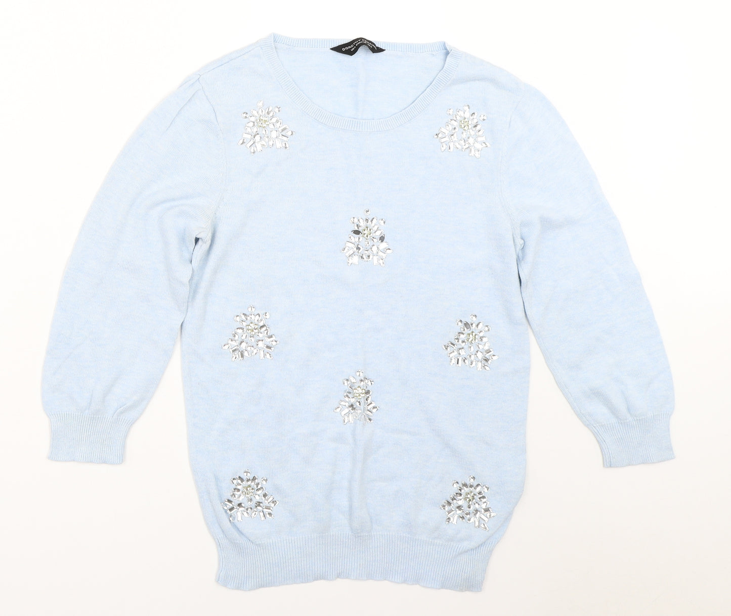 Dorothy Perkins Womens Blue   Pullover Jumper Size 8