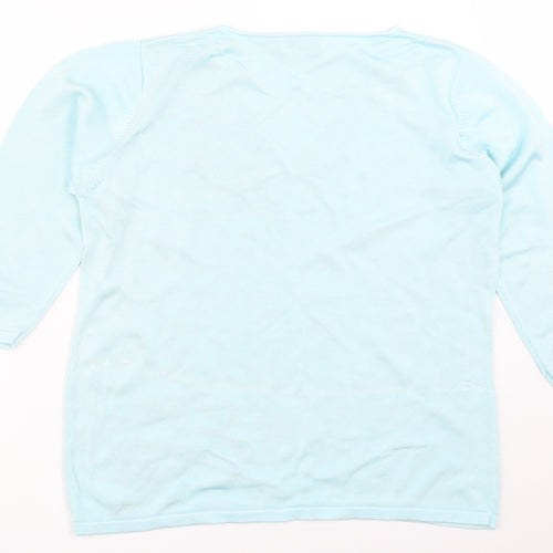 Collection Womens Blue   Pullover Jumper Size 18