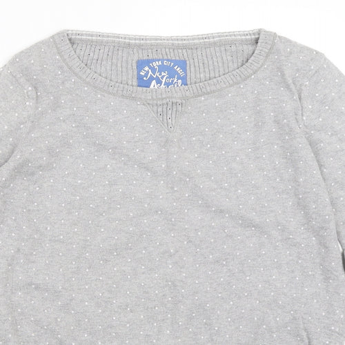 Marks and Spencer Womens Grey   Pullover Jumper Size 2XS