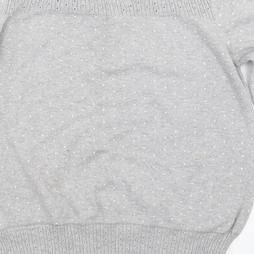 Marks and Spencer Womens Grey   Pullover Jumper Size 2XS