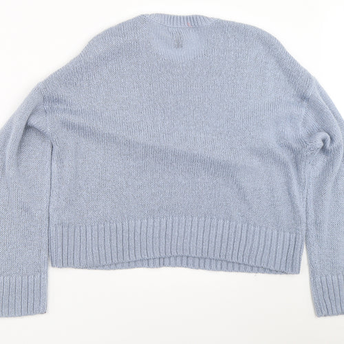 New Look Womens Blue   Pullover Jumper Size L