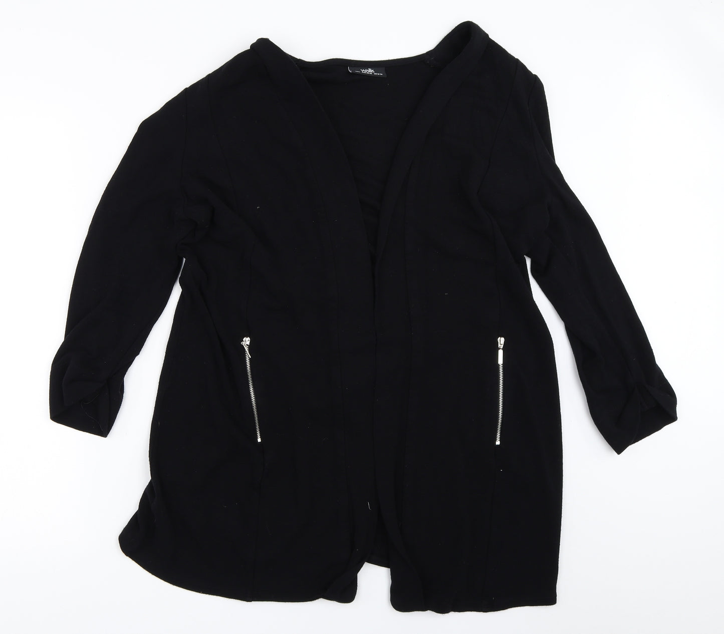 Wallis Womens Black   Cardigan Jumper Size L