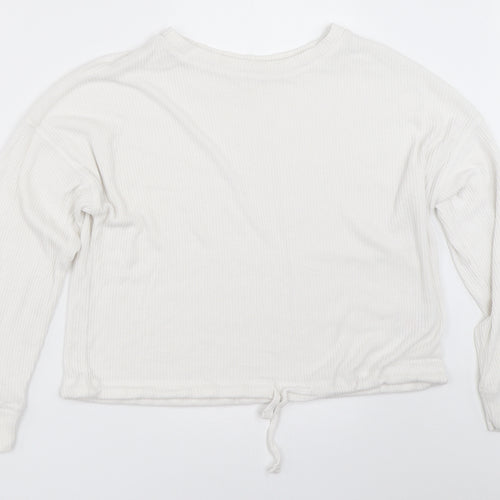 Primark Womens White   Pullover Jumper Size M