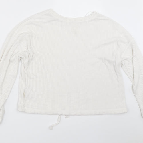 Primark Womens White   Pullover Jumper Size M
