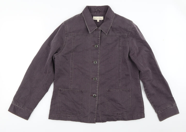 EWM Womens Purple Jacket Size 14
